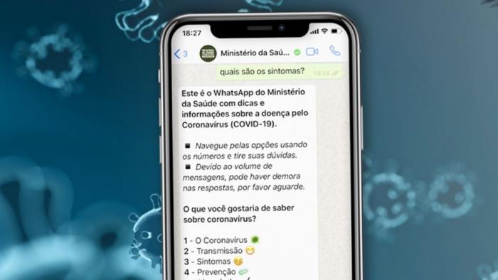 WhatsApp agora tem bot do Ministério da Saúde com dicas sobre coronavírus - 1