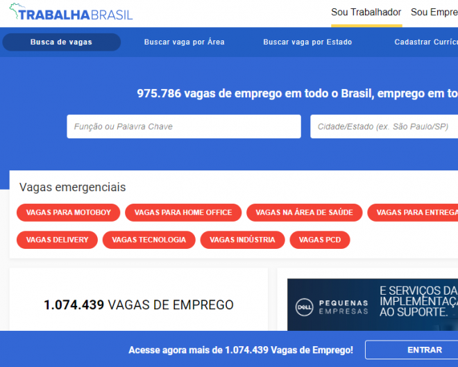 10 sites de emprego gratuitos para você enviar seu currículo - 3