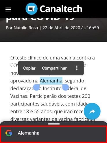 8 funções poucos conhecidas do Google Chrome para celular - 8