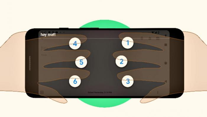 Android melhora acessibilidade para cegos com novo teclado digital em braille - 1