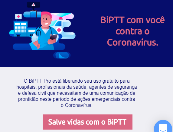 App de comunicação BiPTT libera recursos premium para profissionais de saúde - 2