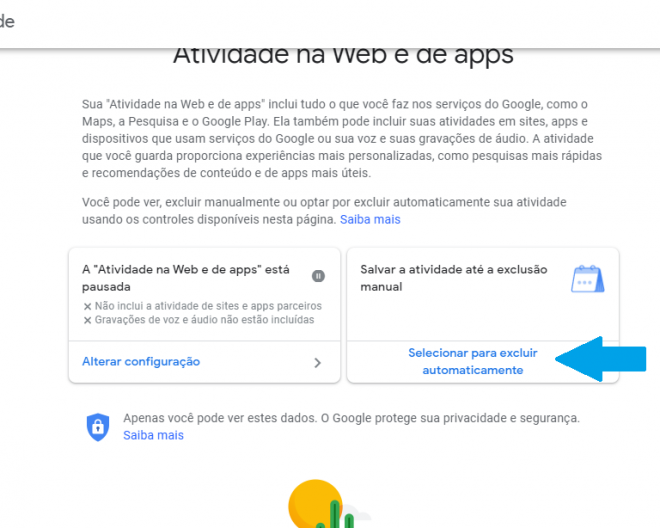 Aprenda a apagar o seu histórico de atividades no Google automaticamente - 3