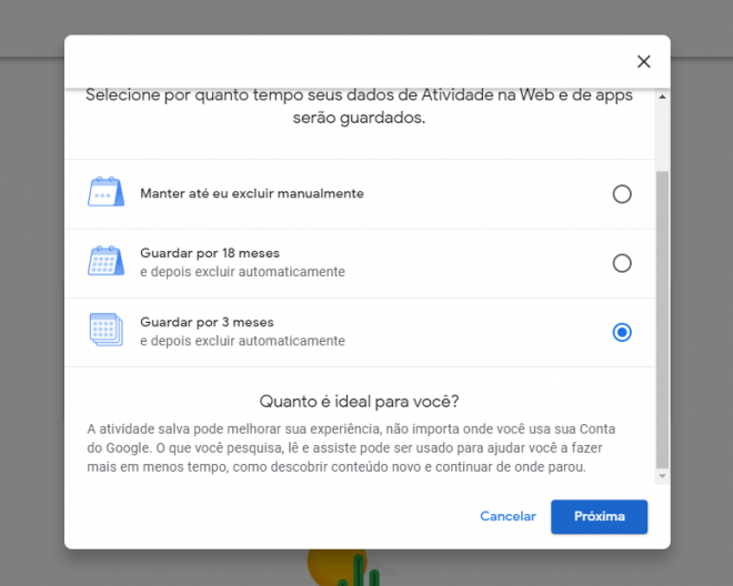 Aprenda a apagar o seu histórico de atividades no Google automaticamente - 4