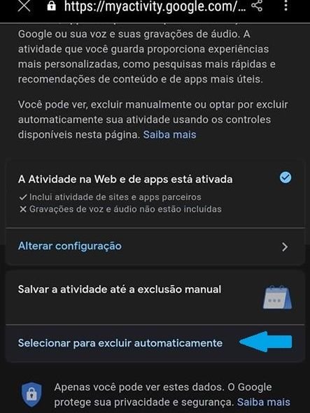 Aprenda a apagar o seu histórico de atividades no Google automaticamente - 9