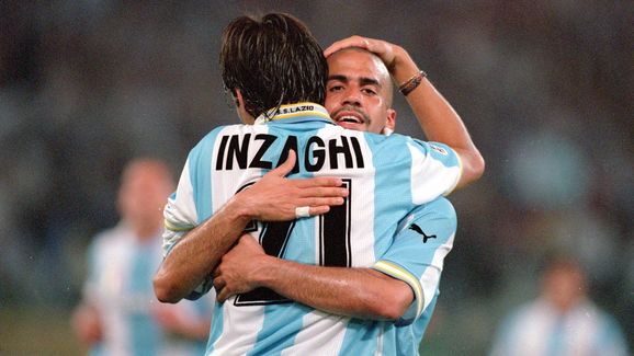 Simone Inzaghi, Juan Veron