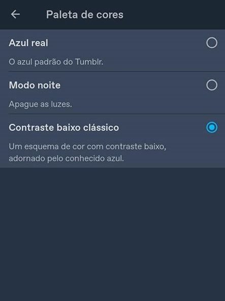 Como ativar o modo noturno leve e pesado do Tumblr - 7