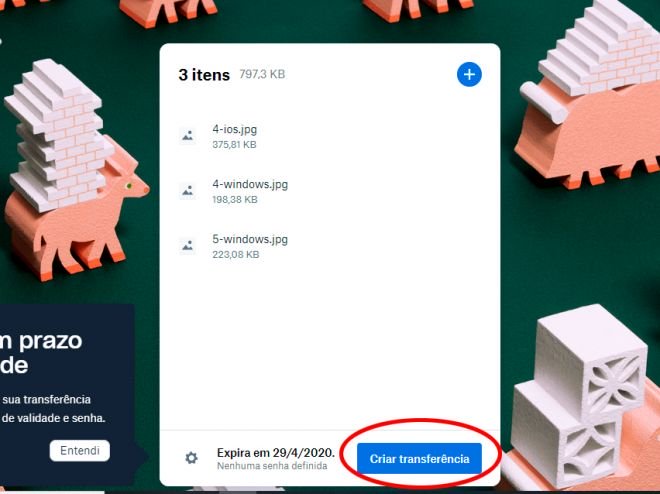 Como compartilhar arquivos online usando o Dropbox Transfer - 5
