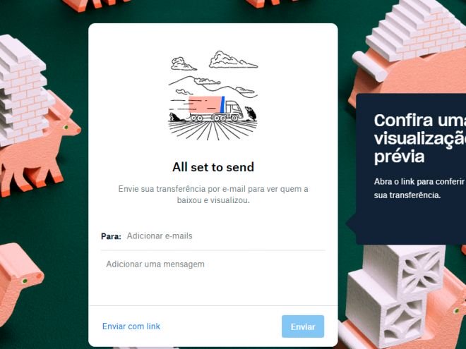 Como compartilhar arquivos online usando o Dropbox Transfer - 7