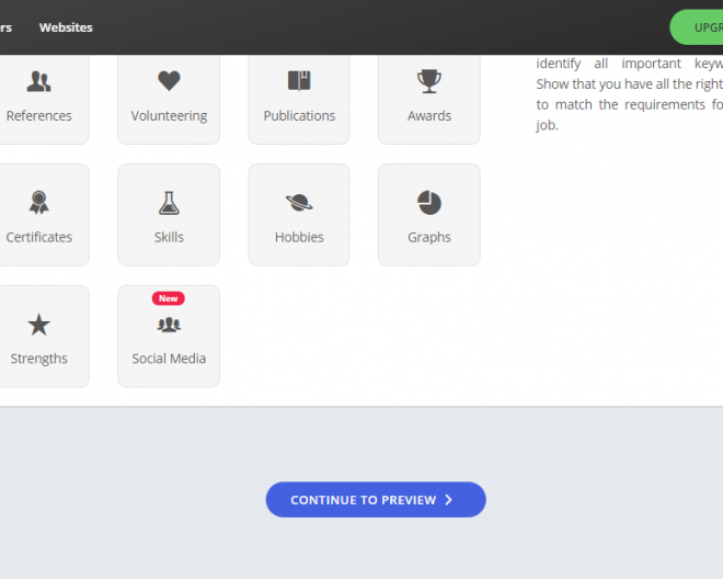 Como criar um currículo online e gratuito usando a plataforma Kickresume - 11