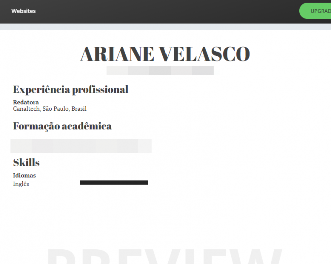 Como criar um currículo online e gratuito usando a plataforma Kickresume - 12
