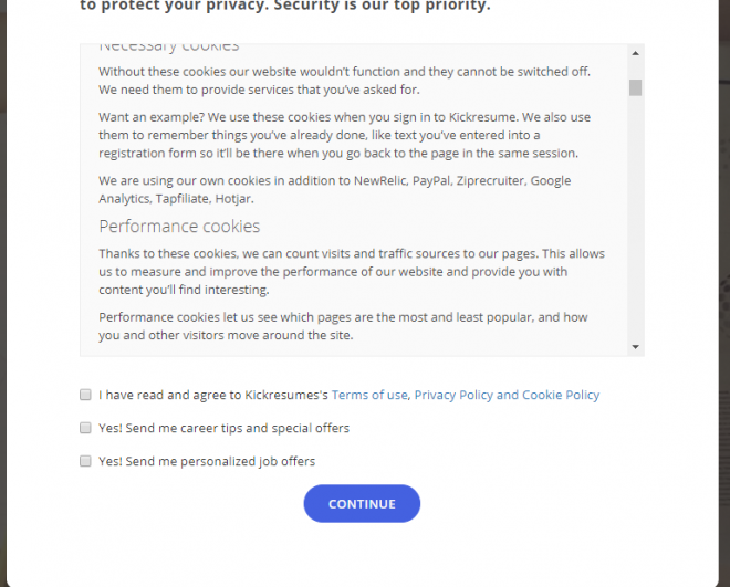 Como criar um currículo online e gratuito usando a plataforma Kickresume - 4