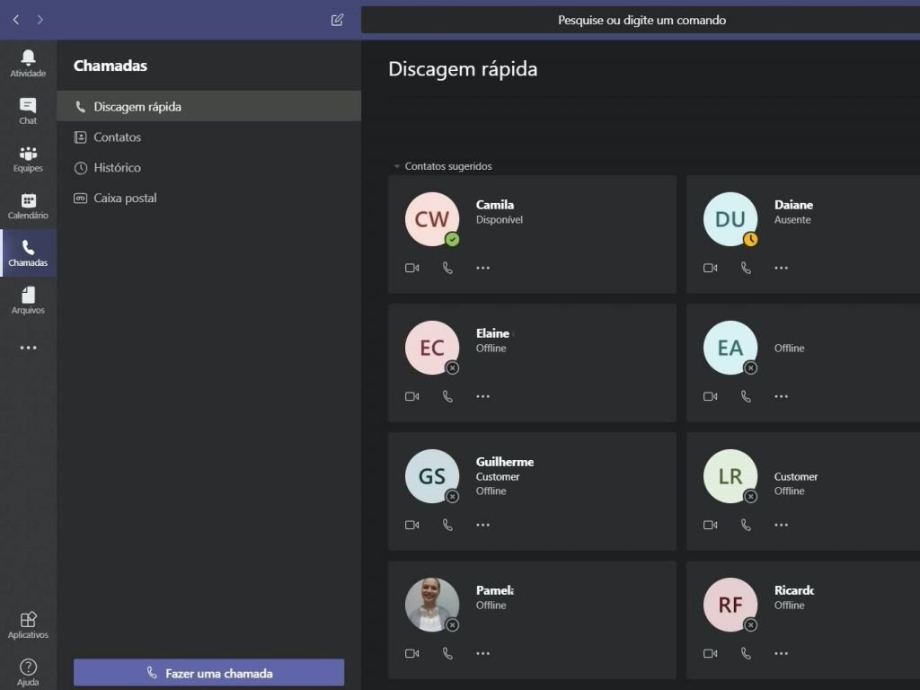 Como iniciar uma chamada de vídeo pelo Microsoft Teams - 4