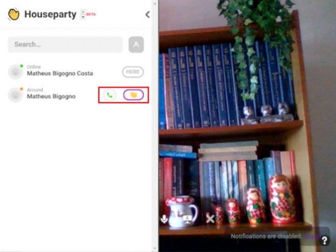 Como se conectar aos amigos no isolamento com o app Houseparty - 8