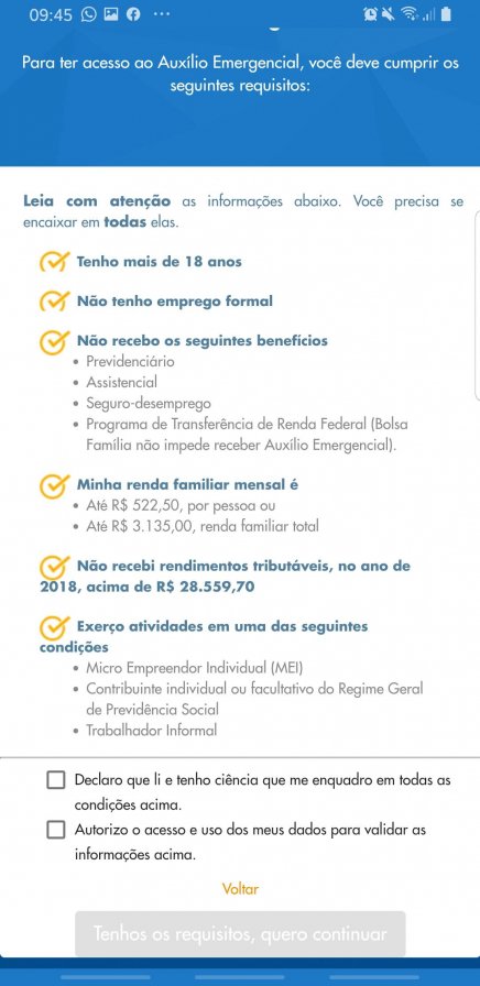 Como usar o app para receber o Auxílio Emergencial - 4