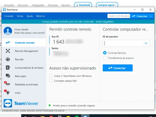 Como usar o TeamViewer para acessar outro PC remotamente e compartilhar arquivos - 2