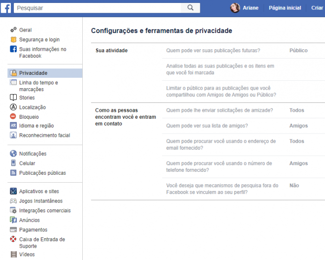 Facebook: como diminuir as notificações de sugestões de amizade - 7