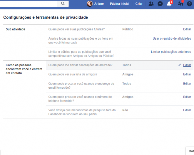 Facebook: como diminuir as notificações de sugestões de amizade - 8