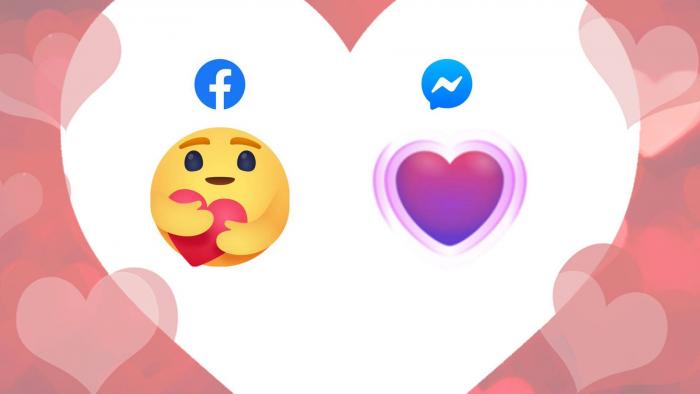 Facebook e Messenger ganham novas reações de carinho - 1