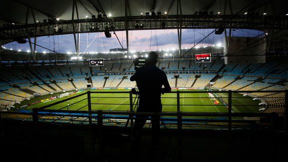 Flamengo v Portuguesa Play the Carioca State Championship With Closed Doors as a Precautionary Measure Against the Coronavirus