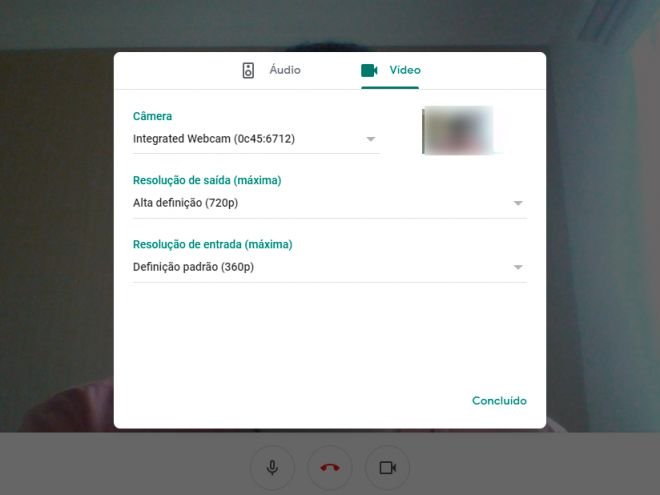 Google Meet: como alterar as configurações de áudio e vídeo - 4