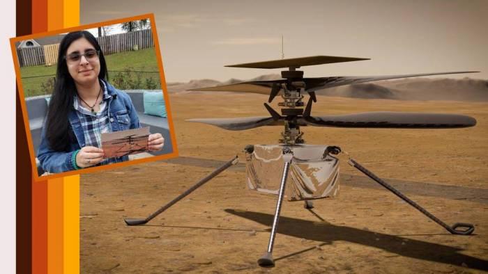 Helicóptero da NASA que vai para Marte ganha nome escolhido por uma adolescente - 1