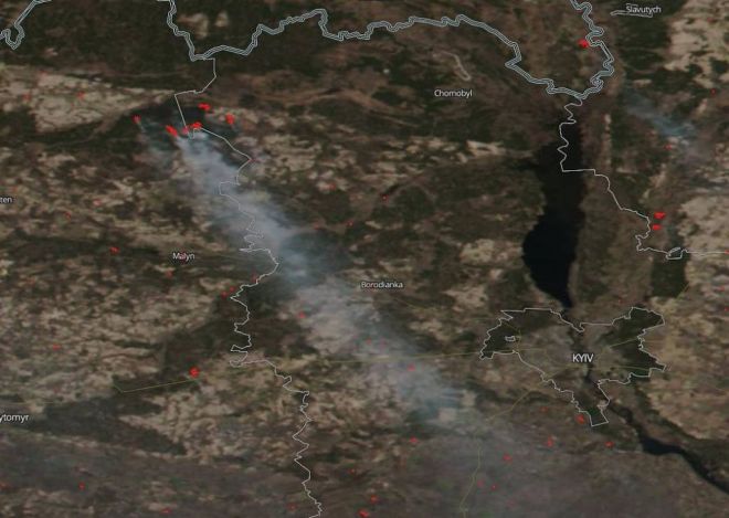 Incêndio em Chernobyl aumenta níveis de radiação e pode ser visto do espaço - 2