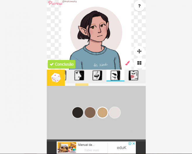 Makowka oc maker: como fazer seu avatar personalizado com efeito de desenho - 11