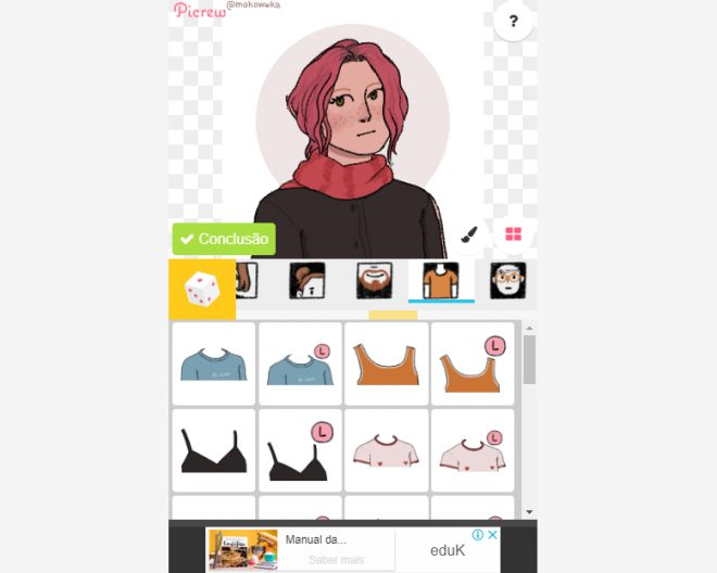 Makowka oc maker: como fazer seu avatar personalizado com efeito de desenho - 15