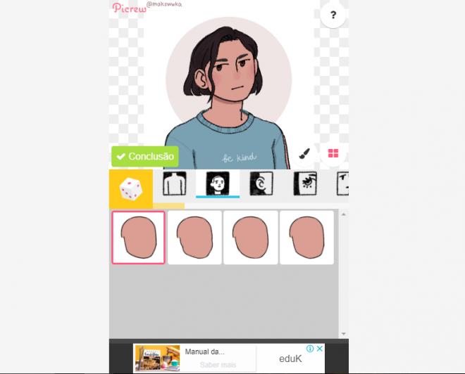 Makowka oc maker: como fazer seu avatar personalizado com efeito de desenho - 3