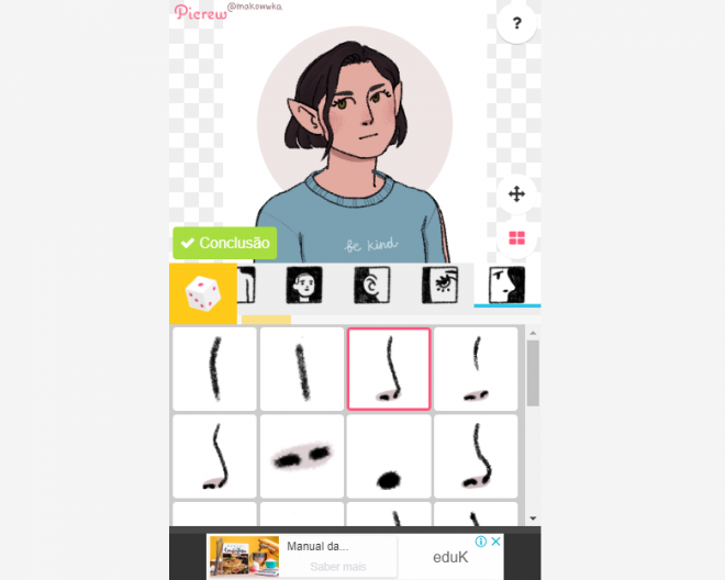 Makowka oc maker: como fazer seu avatar personalizado com efeito de desenho - 8