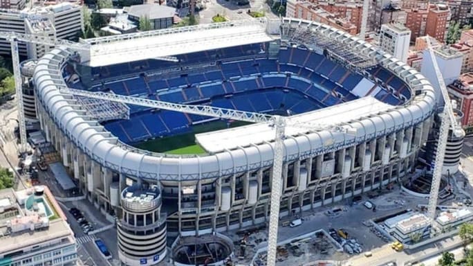Obras no Santiago Bernabéu aceleram e já trazem mudanças ao estádio do Real Madrid - 2