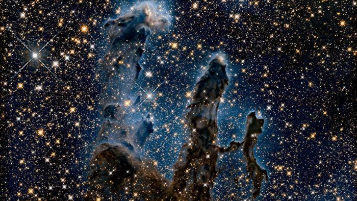 Pilares da Criação: foto icônica do Hubble ganha bela versão em infravermelho - 1