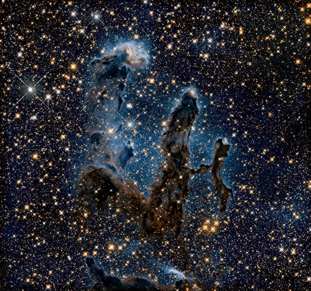 Pilares da Criação: foto icônica do Hubble ganha bela versão em infravermelho - 2
