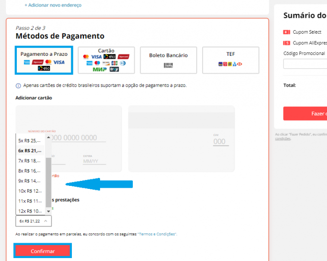 Quer comprar no AliExpress? Saiba como parcelar suas compras - 5