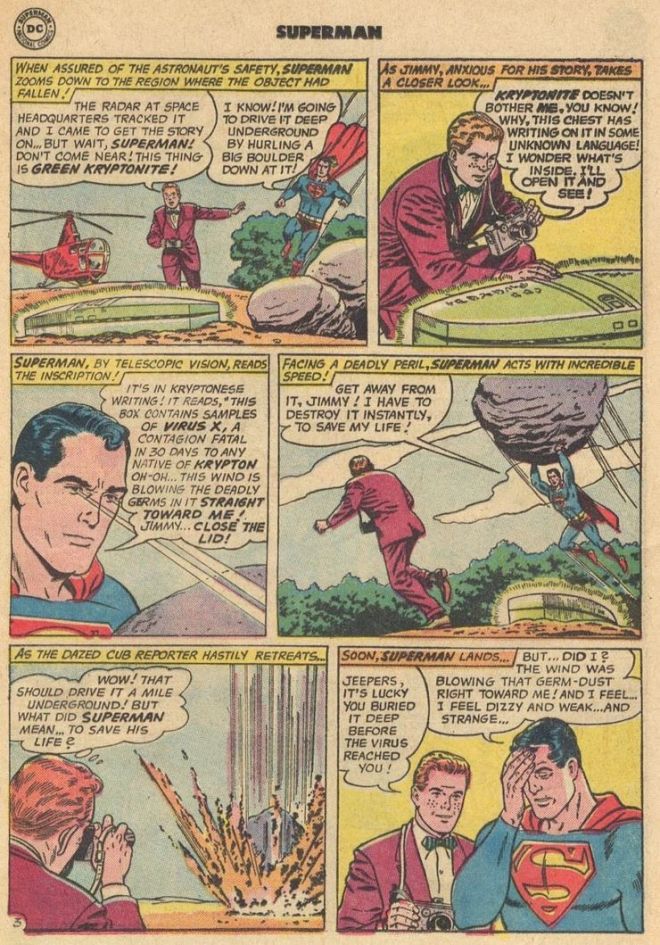 Superman já ficou em quarentena para enfrentar um vírus; veja - 2