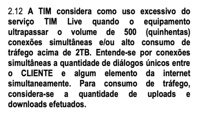 TIM cancela banda larga fixa de usuários e muda regulamento sem aviso prévio - 2