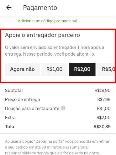 Uber Eats: como fazer uma doação a seus restaurantes favoritos - 6