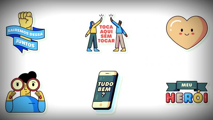 WhatsApp ganha pacote de figurinhas para aproximar pessoas durante o isolamento - 1