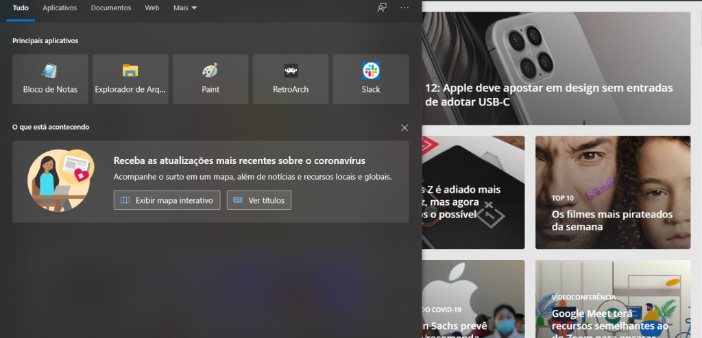 Windows 10 agora conta com ferramenta de monitoramento da COVID-19 - 2