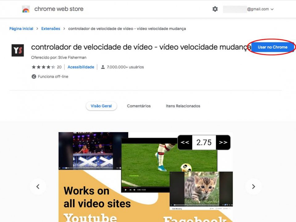 Como acelerar o carregamento de vídeos no Chrome usando extensões - 2