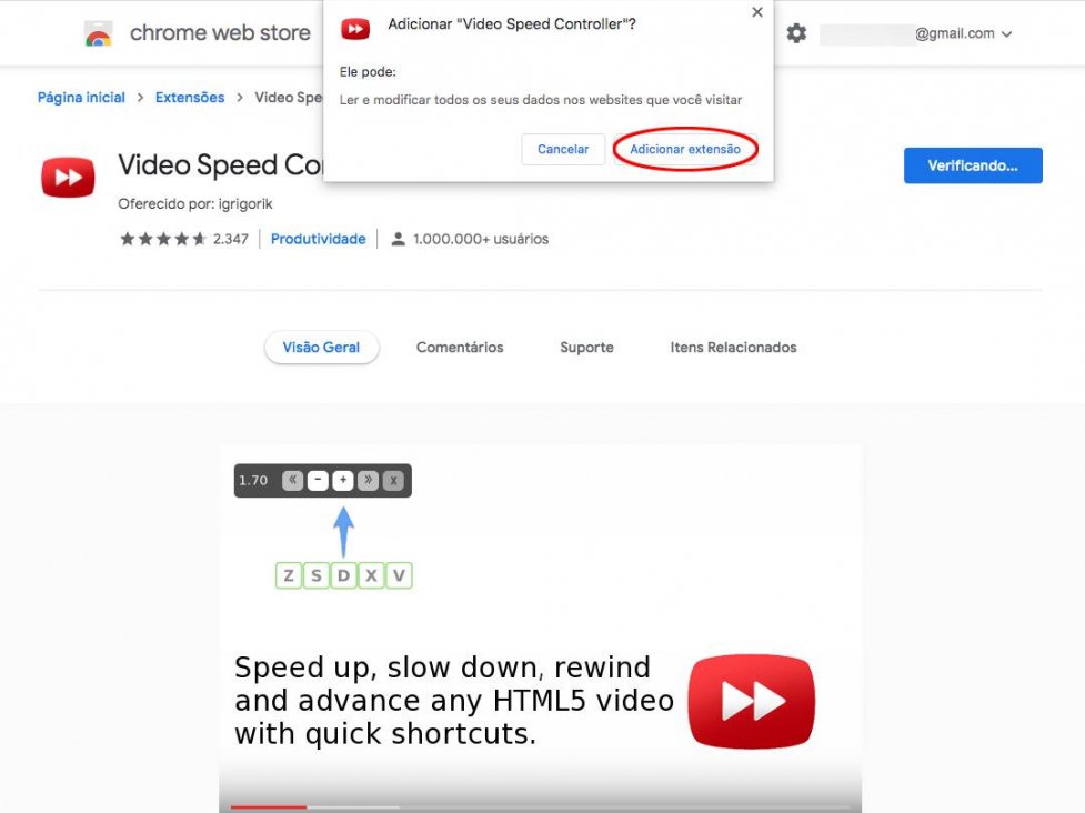 Como acelerar o carregamento de vídeos no Chrome usando extensões - 6