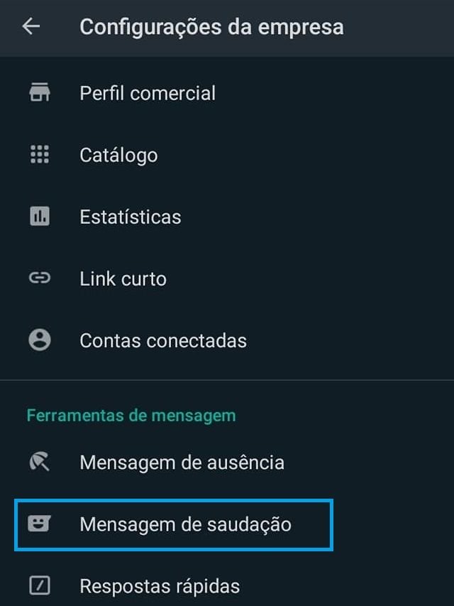 Como configurar uma mensagem automática no WhatsApp - 7