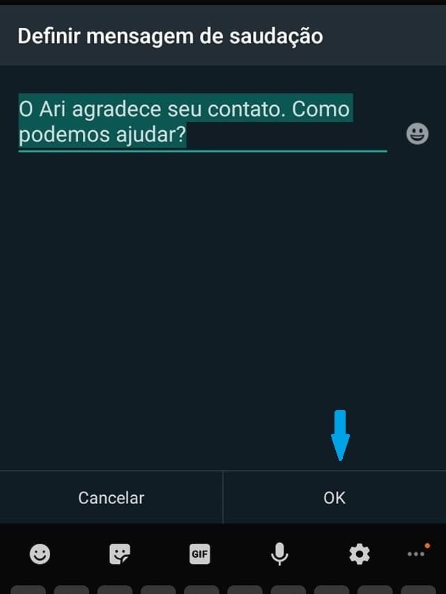 Como configurar uma mensagem automática no WhatsApp - 9