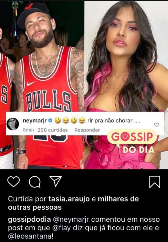 Flayslane diz ter vergonha de ter ficado com Neymar após jogador desmentir caso - 1