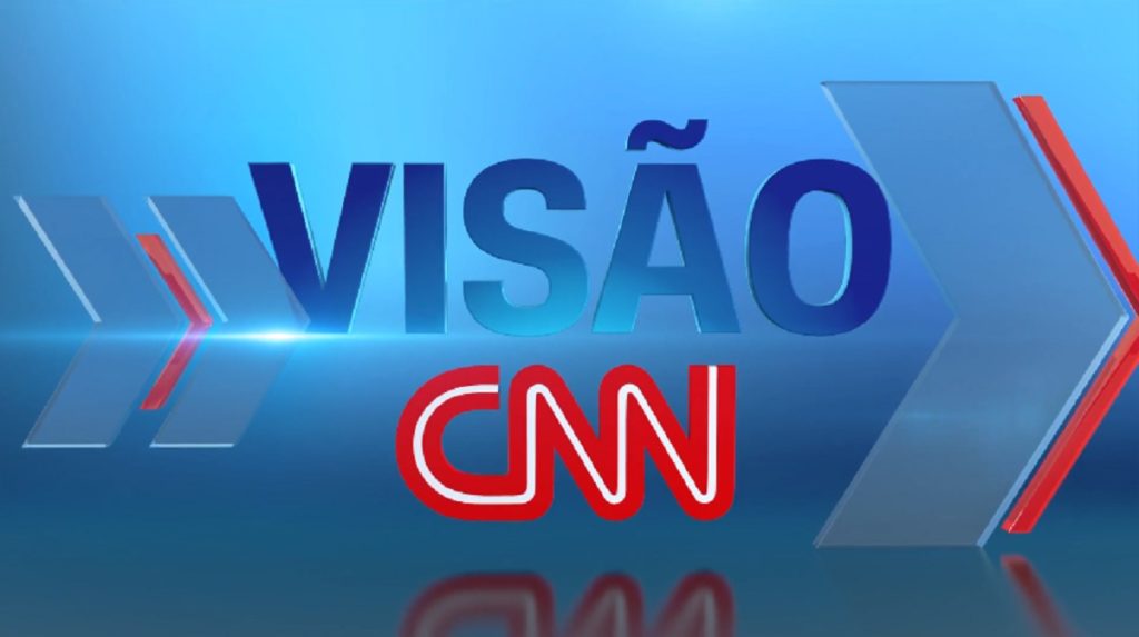 Logotipo do Visão CNN, da CNN Brasil