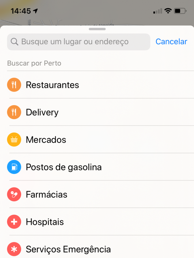 Apple Maps agora mostra serviços nas redondezas no Brasil - 2