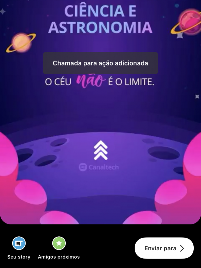 Arrasta pra cima: como colocar link no Stories de uma conta comercial - 4