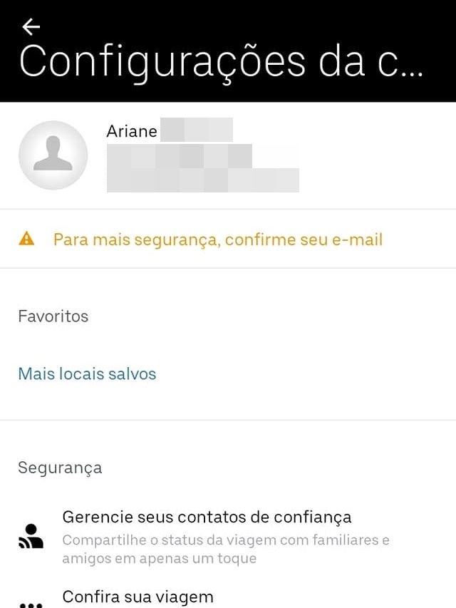 Como atualizar seu cadastro no Uber pelo site ou aplicativo - 12