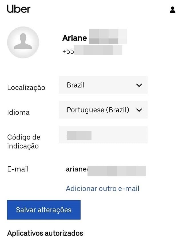 Como atualizar seu cadastro no Uber pelo site ou aplicativo - 9