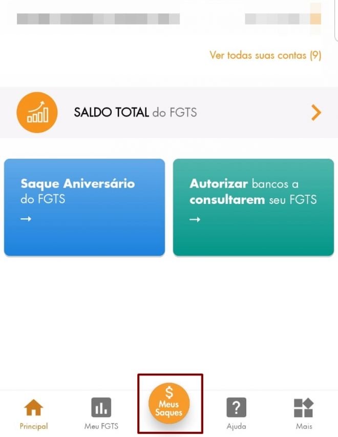 Como sacar o FGTS pelo app no celular Android e iOS - 3